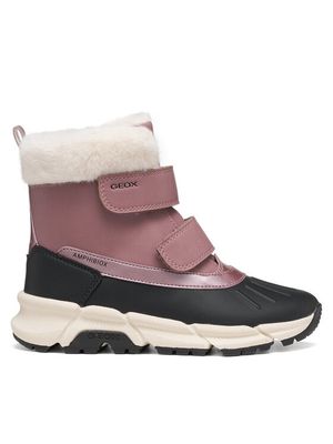 Geox - różowy Buty zimowe dziecięce na zimę ze sklepu: MODIVO w kategorii: Buty zimowe dziecięce