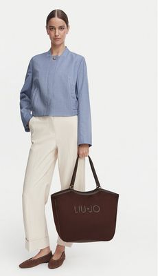 Shopper bag elegancka Liu Jo ze sklepu: MODIVO w kategorii: Torby Shopper bag - zdjęcie WP-EBWP-BKLVO-LN0_0000306099623