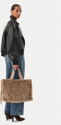 Shopper bag na wakacje elegancka Liu Jo ze sklepu: MODIVO w kategorii: Torby Shopper bag - zdjęcie WP-EBWP-BKLVO-LN0_0000306101746