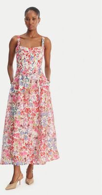 Sukienka w stylu boho Bardot ze sklepu: MODIVO w kategorii: Sukienki - zdjęcie WP-EBWP-BKLVO-LN0_0000306105270