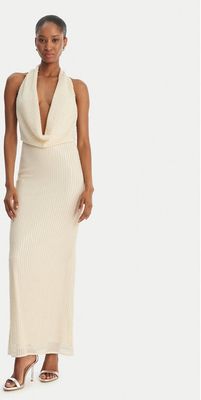 Sukienka elegancka letnia Bardot ze sklepu: MODIVO w kategorii: Sukienki - zdjęcie WP-EBWP-BKLVO-LN0_0000306105409
