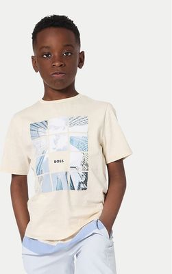 T-shirt chłopięce letni BOSS ze sklepu: MODIVO w kategorii: T-shirty chłopięce - zdjęcie WP-EBWP-BKLVO-LN0_0000306110748
