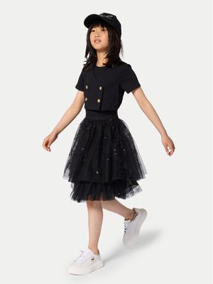 Sukienka dziewczęca na lato Karl Lagerfeld Kids ze sklepu: MODIVO w kategorii: Sukienki dziewczęce - zdjęcie WP-EBWP-BKLVO-LN0_0000306111394