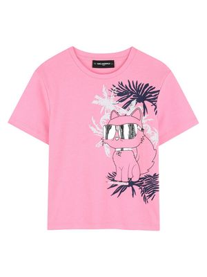 Bluzka dziewczęca na lato Karl Lagerfeld Kids ze sklepu: MODIVO w kategorii: Bluzki dziewczęce - zdjęcie WP-EBWP-BKLVO-LN0_0000306111493