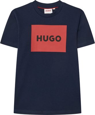 T-shirt chłopięce na lato HUGO ze sklepu: MODIVO w kategorii: T-shirty chłopięce - zdjęcie WP-EBWP-BKLVO-LN0_0000306111547