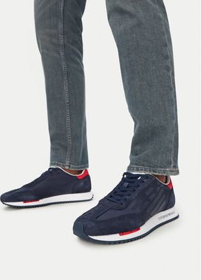 Buty sportowe męskie na jesień EA7 Emporio Armani ze sklepu: MODIVO w kategorii: Buty sportowe męskie - zdjęcie WP-EBWP-BKLVO-LN0_0000306113978