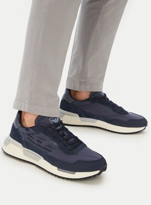Buty sportowe męskie jesienne EA7 Emporio Armani ze sklepu: MODIVO w kategorii: Buty sportowe męskie - zdjęcie WP-EBWP-BKLVO-LN0_0000306114050