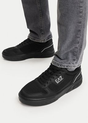 Buty sportowe męskie jesienne EA7 Emporio Armani ze sklepu: MODIVO w kategorii: Buty sportowe męskie