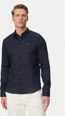Koszula męska z kołnierzykiem button down Aeronautica Militare ze sklepu: MODIVO w kategorii: Koszule męskie - zdjęcie WP-EBWP-BKLVO-LN0_0000306123250