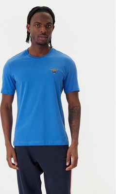 T-shirt męski casual Aeronautica Militare ze sklepu: MODIVO w kategorii: T-shirty męskie - zdjęcie WP-EBWP-BKLVO-LN0_0000306123885