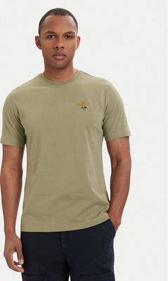 T-shirt męski casual Aeronautica Militare ze sklepu: MODIVO w kategorii: T-shirty męskie - zdjęcie WP-EBWP-BKLVO-LN0_0000306123892