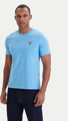 T-shirt męski casualowy Aeronautica Militare ze sklepu: MODIVO w kategorii: T-shirty męskie - zdjęcie WP-EBWP-BKLVO-LN0_0000306123908