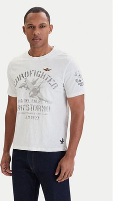 T-shirt męski Aeronautica Militare ze sklepu: MODIVO w kategorii: T-shirty męskie - zdjęcie WP-EBWP-BKLVO-LN0_0000306123977