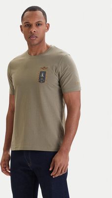 T-shirt męski na wiosnę casualowy Aeronautica Militare ze sklepu: MODIVO w kategorii: T-shirty męskie - zdjęcie WP-EBWP-BKLVO-LN0_0000306124004