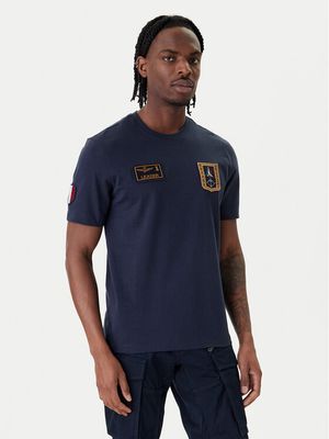 Aeronautica Militare - T-shirt męski ze sklepu: MODIVO w kategorii: T-shirty męskie - zdjęcie WP-EBWP-BKLVO-LN0_0000306124134