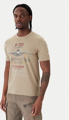 T-shirt męski Aeronautica Militare ze sklepu: MODIVO w kategorii: T-shirty męskie - zdjęcie WP-EBWP-BKLVO-LN0_0000306124936