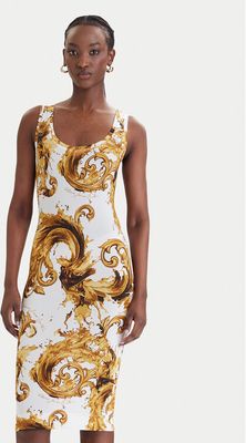 Sukienka casual Versace Jeans Couture ze sklepu: MODIVO w kategorii: Sukienki - zdjęcie WP-EBWP-BKLVO-LN0_0000306125100