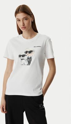 Bluzka damska wiosenna Karl Lagerfeld ze sklepu: MODIVO w kategorii: Bluzki damskie - zdjęcie WP-EBWP-BKLVO-LN0_0000306125308