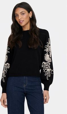 Sweter damski zimowy ONLY ze sklepu: MODIVO w kategorii: Swetry damskie - zdjęcie WP-EBWP-BKLVO-LN0_0000306126909
