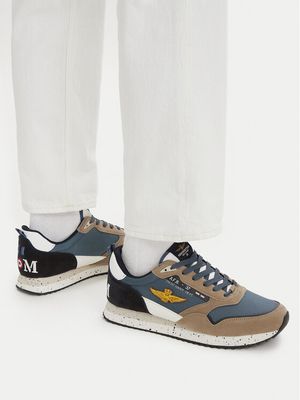 Buty sportowe męskie na wiosnę Aeronautica Militare ze sklepu: MODIVO w kategorii: Buty sportowe męskie - zdjęcie WP-EBWP-BKLVO-LN0_0000306129542