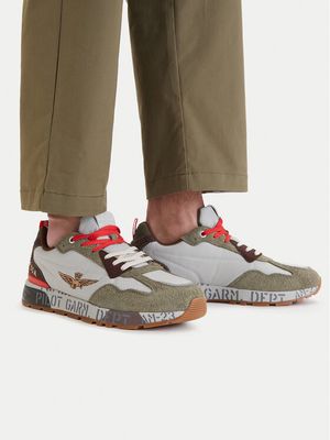Buty sportowe męskie na wiosnę Aeronautica Militare ze sklepu: MODIVO w kategorii: Buty sportowe męskie - zdjęcie WP-EBWP-BKLVO-LN0_0000306129924