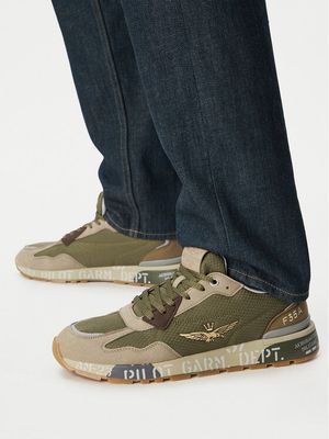 Buty sportowe męskie jesienne na wiosnę Aeronautica Militare ze sklepu: MODIVO w kategorii: Buty sportowe męskie - zdjęcie WP-EBWP-BKLVO-LN0_0000306129986