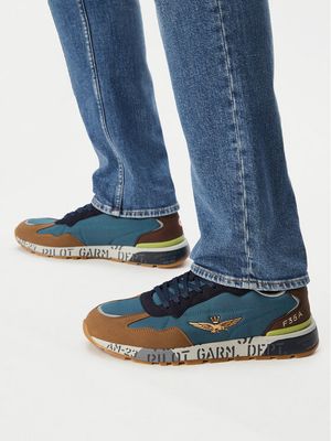 Buty sportowe męskie na wiosnę Aeronautica Militare ze sklepu: MODIVO w kategorii: Buty sportowe męskie