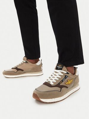 Buty sportowe męskie na wiosnę Aeronautica Militare ze sklepu: MODIVO w kategorii: Buty sportowe męskie - zdjęcie WP-EBWP-BKLVO-LN0_0000306130098