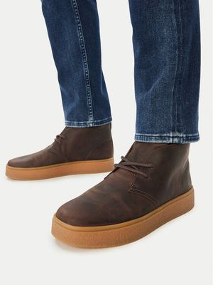 Buty zimowe męskie na zimę Clarks ze sklepu: MODIVO w kategorii: Buty zimowe męskie - zdjęcie WP-EBWP-BKLVO-LN0_0000306136816