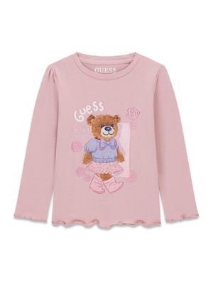 Bluzka dziewczęca na wiosnę Guess ze sklepu: MODIVO w kategorii: Bluzki dziewczęce - zdjęcie WP-EBWP-BKLVO-LN0_0000306141216