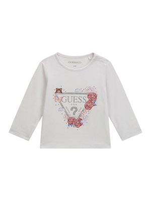 Guess - Bluzka dziewczęca na wiosnę ze sklepu: MODIVO w kategorii: Bluzki dziewczęce - zdjęcie WP-EBWP-BKLVO-LN0_0000306141223
