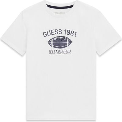 Guess - T-shirt chłopięce na lato ze sklepu: MODIVO w kategorii: T-shirty chłopięce - zdjęcie WP-EBWP-BKLVO-LN0_0000306141605