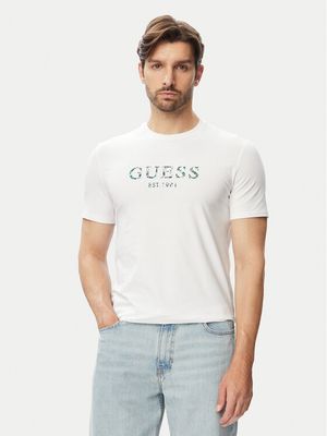 T-shirt męski Guess ze sklepu: MODIVO w kategorii: T-shirty męskie - zdjęcie WP-EBWP-BKLVO-LN0_0000306142213
