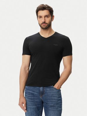 Guess - T-shirt męski casual ze sklepu: MODIVO w kategorii: T-shirty męskie - zdjęcie WP-EBWP-BKLVO-LN0_0000306142718