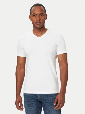 T-shirt męski na wiosnę Guess ze sklepu: MODIVO w kategorii: T-shirty męskie - zdjęcie WP-EBWP-BKLVO-LN0_0000306142732