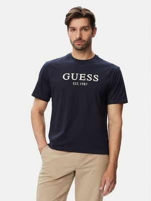 T-shirt męski na wiosnę Guess ze sklepu: MODIVO w kategorii: T-shirty męskie - zdjęcie WP-EBWP-BKLVO-LN0_0000306142800