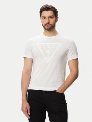 Guess - T-shirt męski casual ze sklepu: MODIVO w kategorii: T-shirty męskie - zdjęcie WP-EBWP-BKLVO-LN0_0000306142947