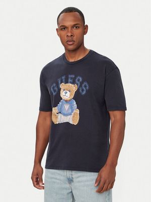 T-shirt męski Guess ze sklepu: MODIVO w kategorii: T-shirty męskie - zdjęcie WP-EBWP-BKLVO-LN0_0000306143043