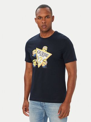 T-shirt męski młodzieżowy Guess Jeans ze sklepu: MODIVO w kategorii: T-shirty męskie - zdjęcie WP-EBWP-BKLVO-LN0_0000306143098