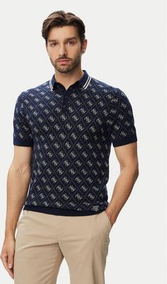 T-shirt męski Guess ze sklepu: MODIVO w kategorii: T-shirty męskie - zdjęcie WP-EBWP-BKLVO-LN0_0000306143609