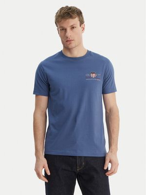 Gant - T-shirt męski na wiosnę ze sklepu: MODIVO w kategorii: T-shirty męskie - zdjęcie WP-EBWP-BKLVO-LN0_0000306143616