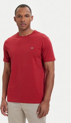 T-shirt męski casual na wiosnę Gant ze sklepu: MODIVO w kategorii: T-shirty męskie - zdjęcie WP-EBWP-BKLVO-LN0_0000306143937