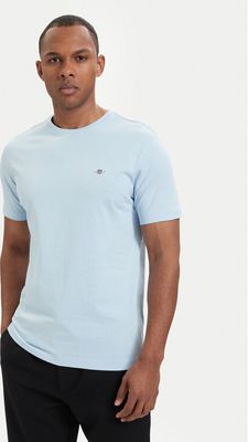 T-shirt męski na wiosnę Gant ze sklepu: MODIVO w kategorii: T-shirty męskie - zdjęcie WP-EBWP-BKLVO-LN0_0000306143951