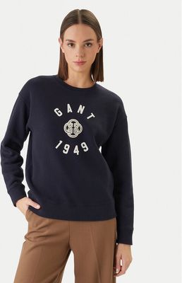 Bluza damska jesienna Gant ze sklepu: MODIVO w kategorii: Bluzy damskie - zdjęcie WP-EBWP-BKLVO-LN0_0000306144200