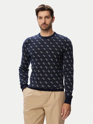 Guess - Sweter męski na zimę w stylu młodzieżowym ze sklepu: MODIVO w kategorii: Swetry męskie - zdjęcie WP-EBWP-BKLVO-LN0_0000306145337