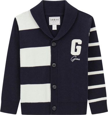Sweter chłopięcy na jesień Guess ze sklepu: MODIVO w kategorii: Swetry chłopięce - zdjęcie WP-EBWP-BKLVO-LN0_0000306146907