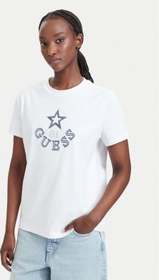Bluzka damska Guess ze sklepu: MODIVO w kategorii: Bluzki damskie - zdjęcie WP-EBWP-BKLVO-LN0_0000306148291