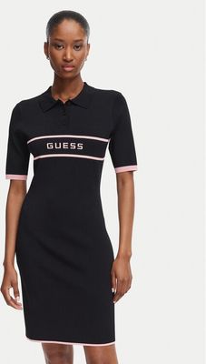 Sukienka casual prosta Guess ze sklepu: MODIVO w kategorii: Sukienki - zdjęcie WP-EBWP-BKLVO-LN0_0000306148376