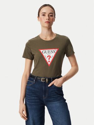 Bluzka damska Guess ze sklepu: MODIVO w kategorii: Bluzki damskie - zdjęcie WP-EBWP-BKLVO-LN0_0000306148840