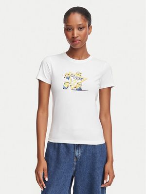 Bluzka damska młodzieżowa Guess Jeans ze sklepu: MODIVO w kategorii: Bluzki damskie - zdjęcie WP-EBWP-BKLVO-LN0_0000306149526